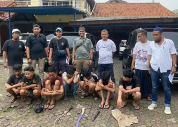 10 Anggota Gangster Ditangkap Usai Serang Dua Orang di Bintaro