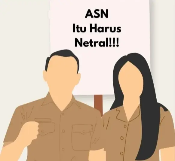 Ilustrasi Netralitas ASN. (ISTIMEWA)