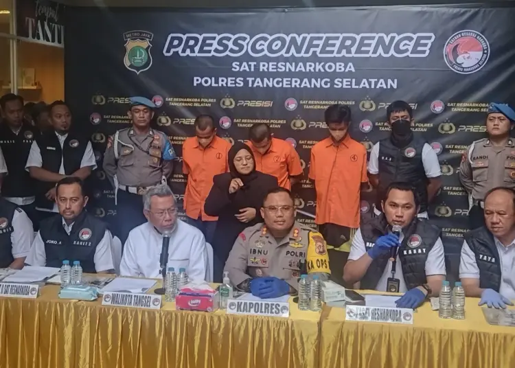 Polres Tangsel Bongkar Pabrik Narkoba di Apartemen