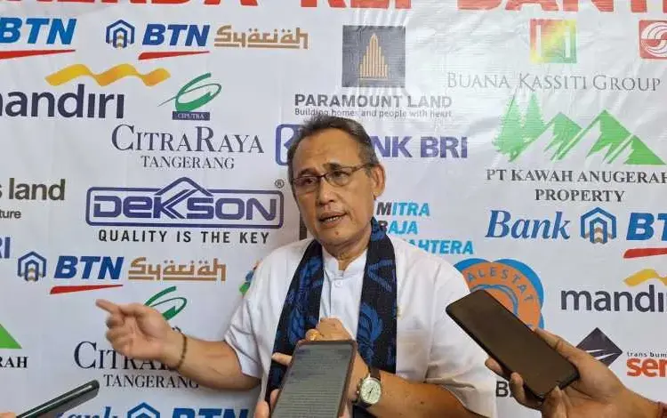 Ketua DPD REI Banten, Roni H Adali. (LUTHFI/SATELITNEWS.COM)