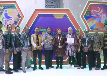 Stand Pemkab Serang, juara Kategori di Apkasi Otonomi Expo 2024. (ISTIMEWA)