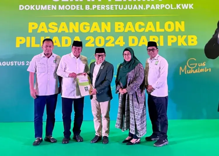 PKB Dukung Penuh Maesyal - Intan, Cak Imin Berikan Formulir B1 KWK