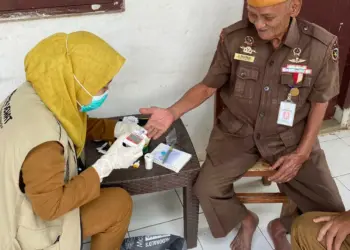 Jelang Hari Kemerdekaan, Dinkes Tangsel Cek Kesehatan Veteran Pejuang RI