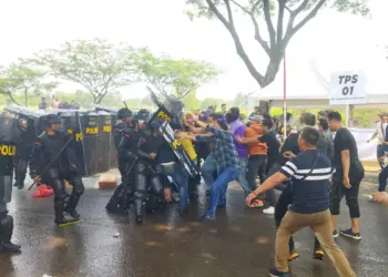 800 Personel Ikuti Simulasi Pengamanan Pemilu di Tangerang Selatan