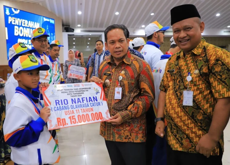 Pemkot Tangerang Bagikan Rp 4,5 Miliar Untuk Bonus Popda dan Peparpeda