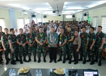 Tanamkan Nilai Kebangsaan Sejak Dini, Siswa Seskoad Hadir ke SMK Pustek Serpong