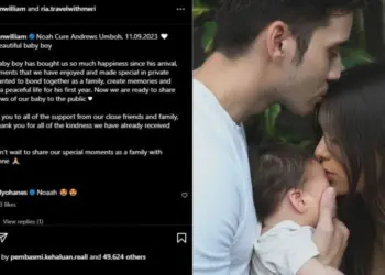 Stefan William Umumkan Punya Anak Laki-Laki dari Ria Andrews