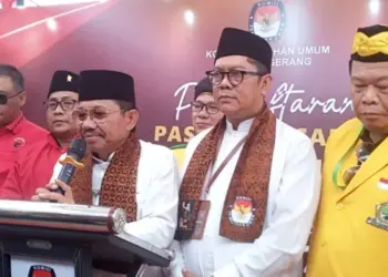 Daftar ke KPU Kota Tangerang, Segini Target Perolehan Suara Sachrudin-Maryono