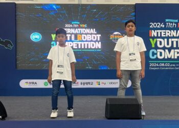 Keren, Kakak Adik dari Kota Tangerang Raih Raih Juara Kompetisi Robotik di Korea