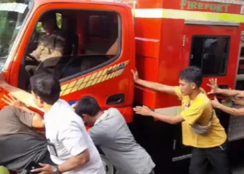 Duh.., Mobil Damkar Lebak Mendadak Mogok Saat Menuju Lokasi Kebakaran