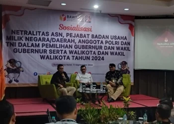 Bawaslu Kota Tangerang Selatan (Tangsel), sosialisasi netralitas ASN. (EKO/SATELITNEWS.COM)