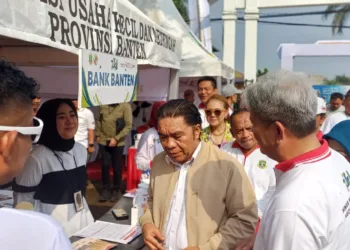 Penjabat (Pj) Gubernur Banten Al Muktabar, mendorong optimalisasi peran koperasi sebagai sokoguru perekonomian di Provinsi Banten, bersama delapan Kabupaten dan Kota. Terlebih, perkembangan koperasi di Provinsi Banten banyak menyasar dan menggerakkan sektor UMKM.. (ISTIMEWA)