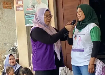 Wakili Kaum Hawa, Emak-emak di Pagedangan Dukung Intan Nurul Hikmah