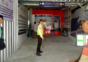 Penyesuaian Jalur Masuk Peron Stasiun Rangkasbitung Sempat Membingungkan Penumpang