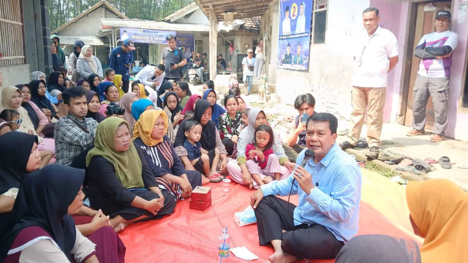 Duduk Bareng Ibu-ibu, Maesyal Rasyid Janji Tingkatkan Kesehatan dan Pendidikan