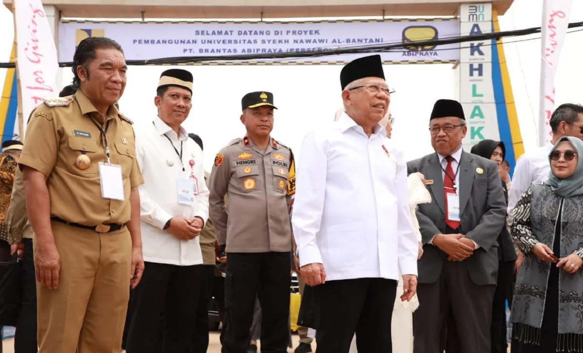 Jelang Jabatan Berakhir, Wapres Resmikan Dua Proyek di Kabupaten Tangerang