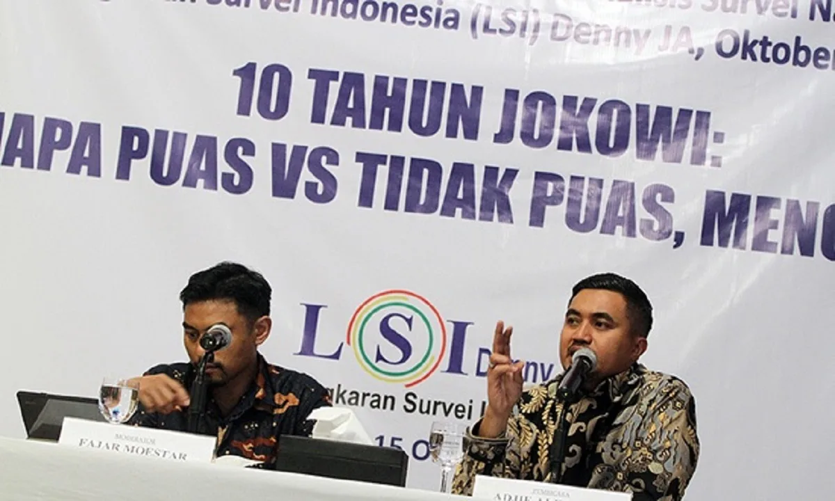 Survei LSI Denny JA: 10 Tahun Jokowi Dapat Ponten 80,8