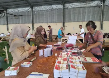 420 Pekerja Disiapkan, Lipat 4.860.548 Surat Suara di Kabupaten Tangerang