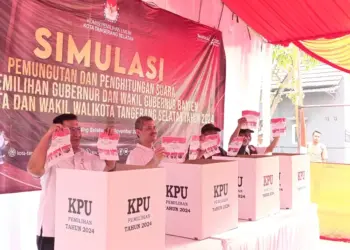 Pertama Kali, KPU Tangsel Gelar Simulasi Pilkada 2024 di Pondok Aren