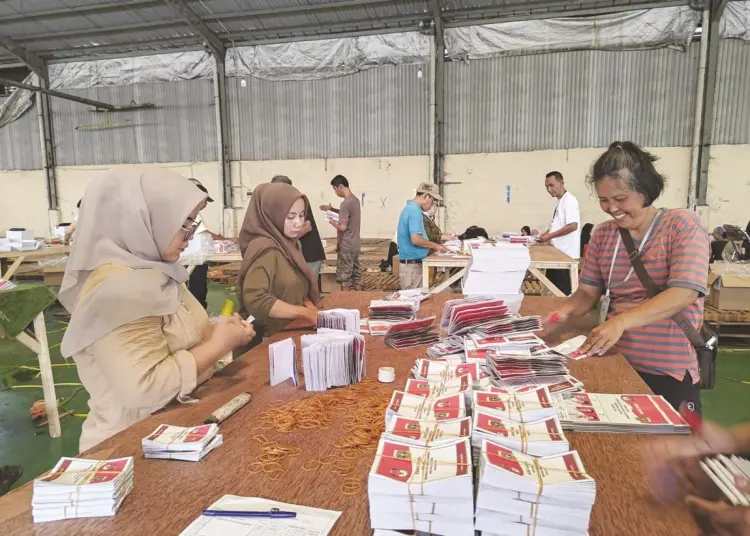 KPU Kabupaten Tangerang Pastikan Pendistribusian Logistik Tepat Waktu