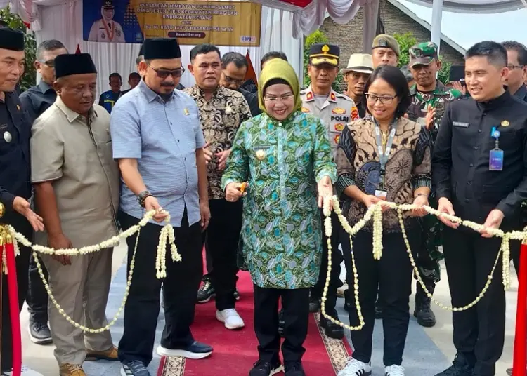 Diresmikan Bupati Serang Tatu Chasanah, Jembatan Luwung Semut Habiskan Rp2,4 Miliar