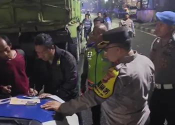 21 Truk Tambang Ditindak Akibat Langgar Jam Operasional, 1 Sopir Positif Narkoba