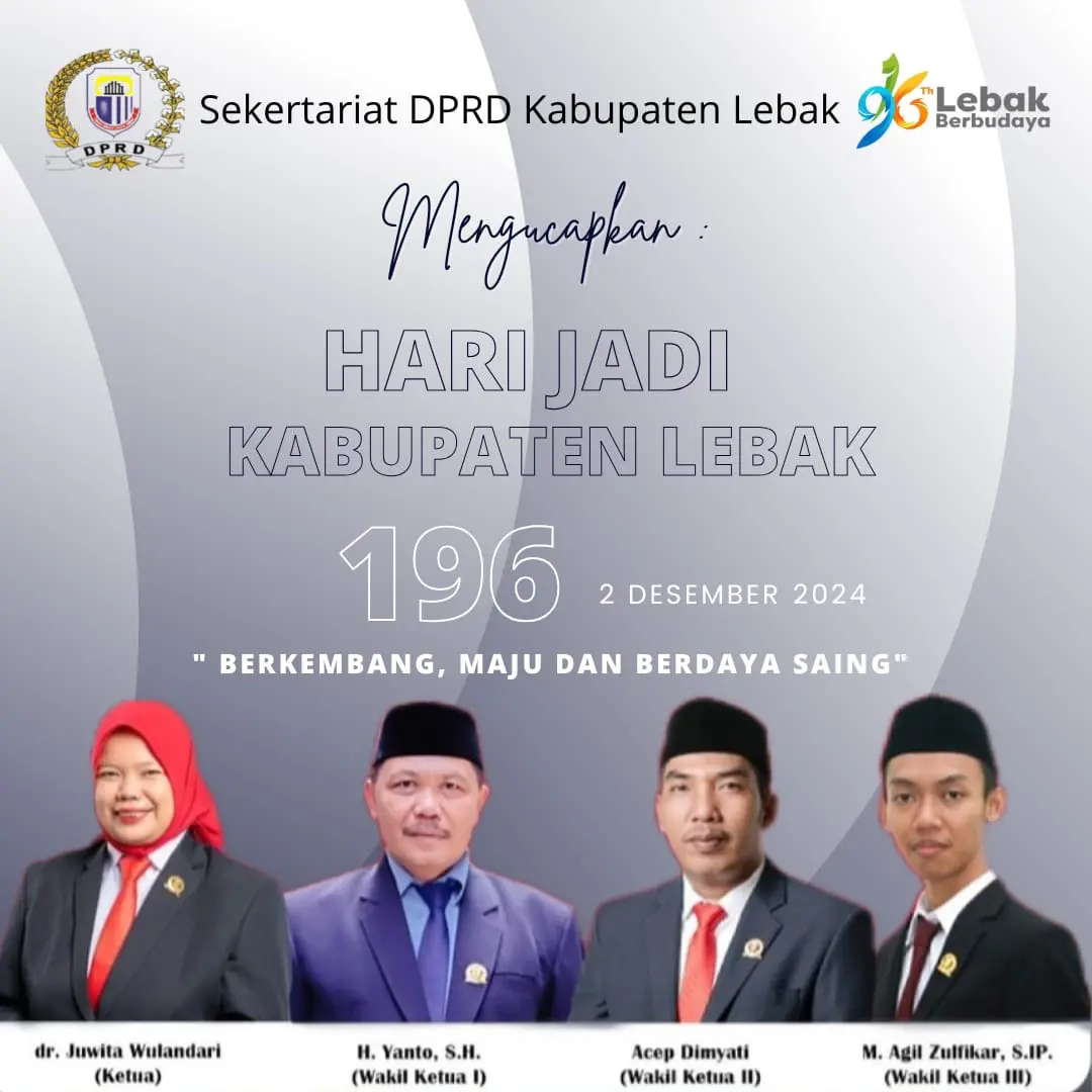 DPRD Lebak hari jadi Kab Lebak