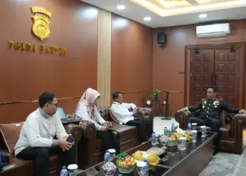 Monitoring Pengamanan Nataru, Anggota Kompolnas Kunjungi Polda Banten