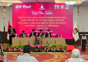 KPU Kota Tangerang Gelar Rekapitulasi Perolehan Suara Pilkada 2024 Tingkat Kota