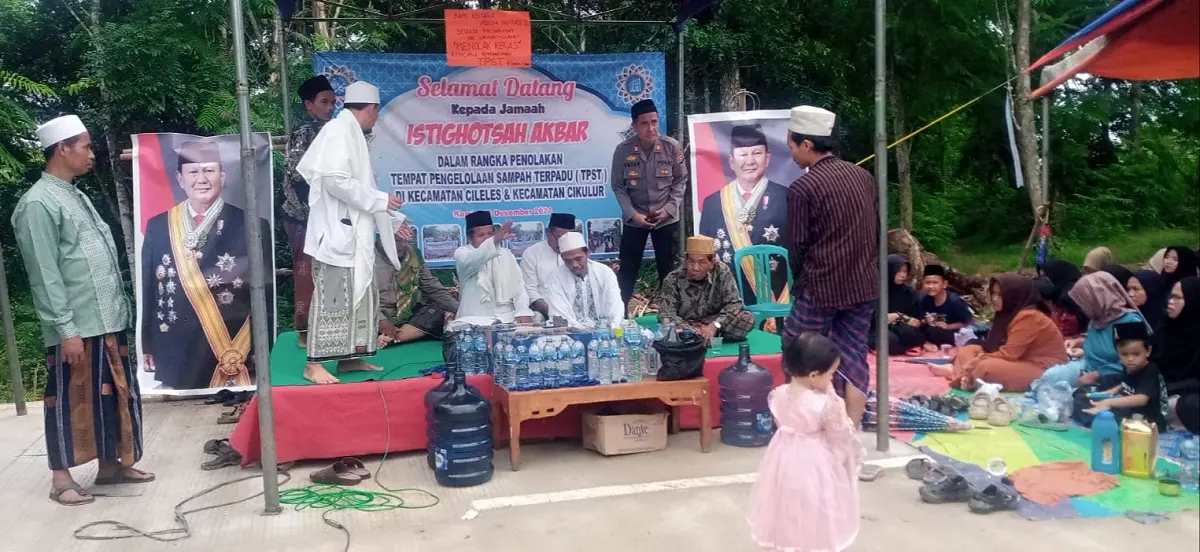 Penolakan TPST Regional Masif, Warga di Lebak Gelar Istigasah Akbar