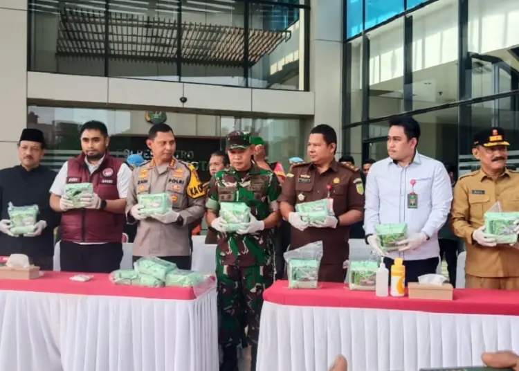 Polrestro Tangerang Kota Musnahkan Barang Bukti Sabu 17,7 kg