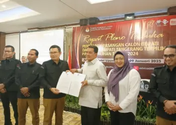 Resmi, KPU Tetapkan Maesyal-Intan Sebagai Bupati-Wakil Bupati Tangerang Terpilih