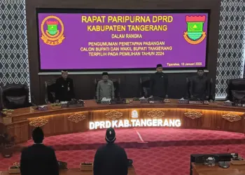 DPRD Kabupaten Tangerang Umumkan Penetapan Bupati dan Wakil Bupati Terpilih