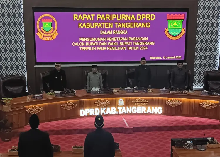 DPRD Kabupaten Tangerang Tetapkan Bupati dan Wakil Bupati Terpilih