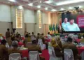 Acara Penyerahan DPA SKPD dan Penandatanganan Perjanjian Kinerja Kepala Perangkat Daerah Provinsi Banten Tahun 2025 di Pendopo Gubernur Banten, KP3B Curug, Kota Serang, Senin (13/1/2025). (ISTIMEWA)