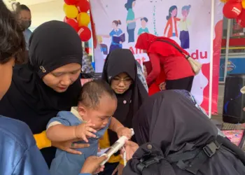 Tingkatkan Kesehatan Ibu-Anak, Alfamart Di Hari Gizi Nasional Gelar Posyandu Gratis