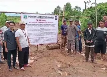 Sempat Dicopot OTK, Pemprov Banten Kembali Segel Tambang Ilegal di Lebak