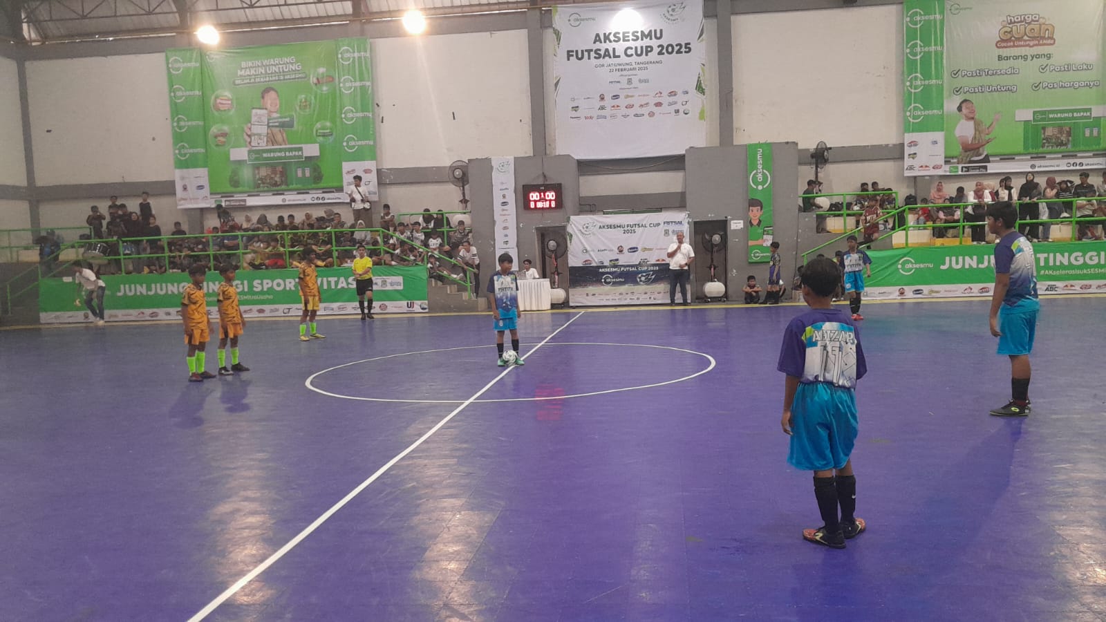 Aksesmu Gelar Kompetisi Futsal di Gor Jatiuwung