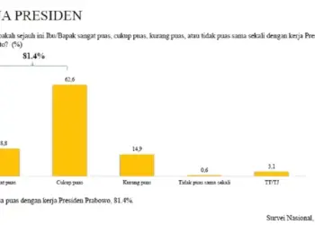 81,4 Persen Masyarakat Puas Kinerja Prabowo